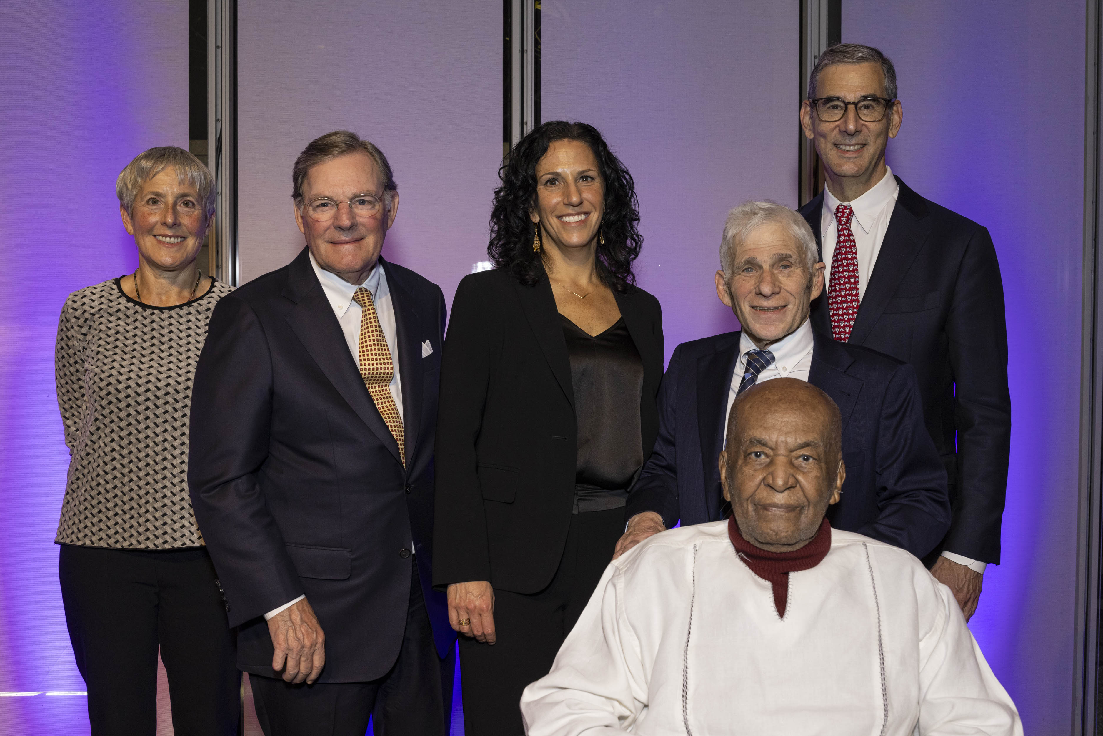 2024 Harold W. McGraw, Jr. Prize in Education winners (from left) Jody Lewen, Edmund W. Gordon, and Robert Lerman standing together